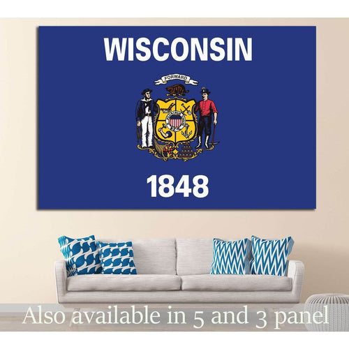 Wisconsin №668 Ready to Hang Canvas Print