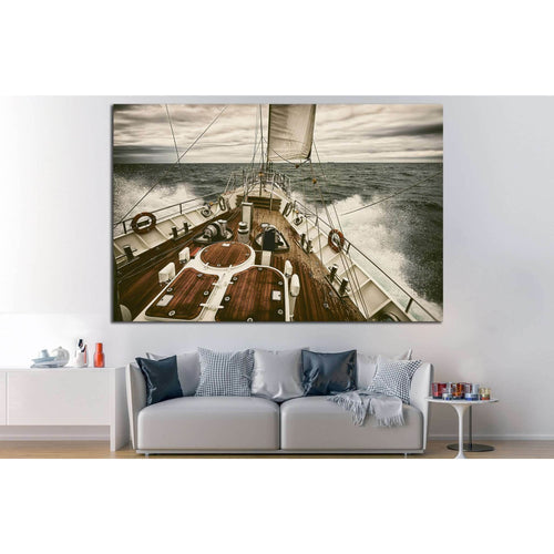 Yacht Wall Art №207 Ready to Hang Canvas Print