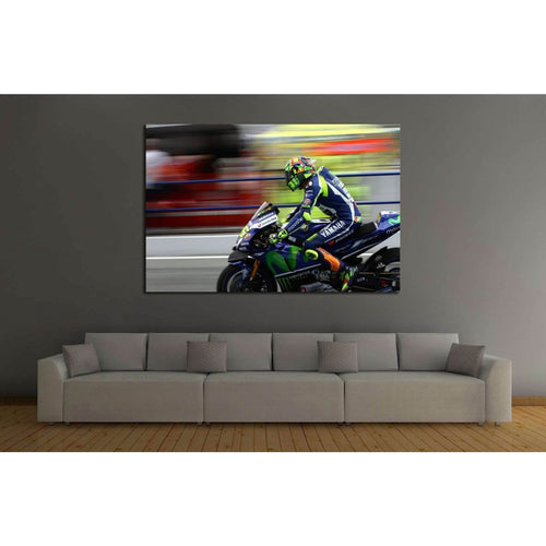 Yamaha YZR-M1 №158 Ready to Hang Canvas Print