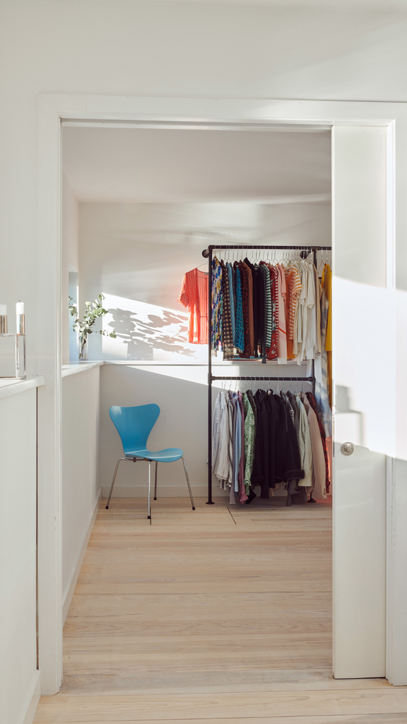 spring cleaning in your open wardrobe