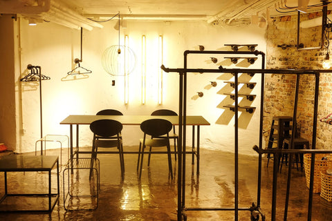 RackBuddy showroom før åpningen i april 2016