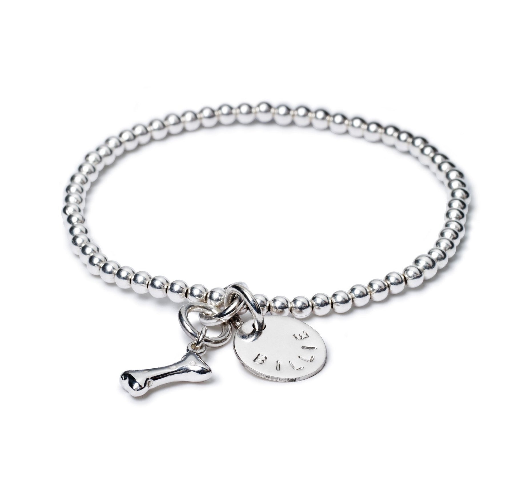 Golden Retriever Silver Dog Charm Bracelet  Scarlett Jewellery