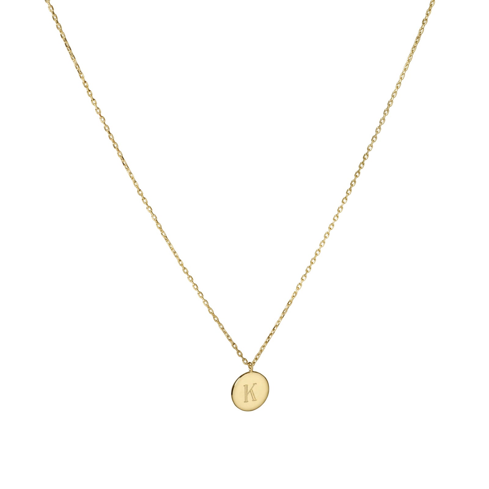 14K Gold Stella Tiny Love Letter Necklace