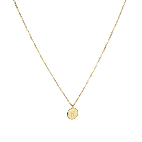 14K Gold Stella Tiny Love Letter Necklace