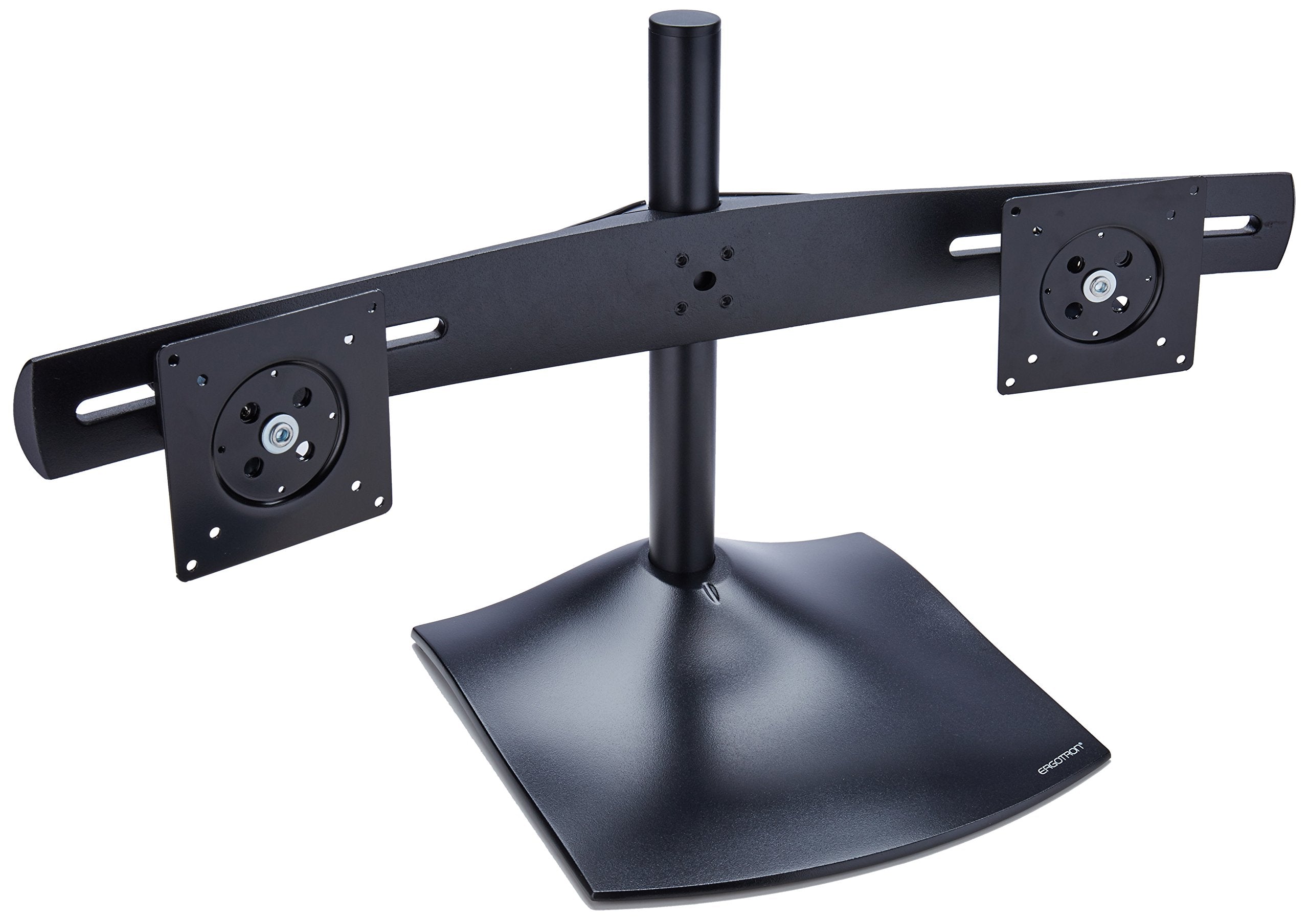 Ergotron DS100 Dual-Monitor Desk Stand, Horizontal 33-322-200, 15" to 24" 31LB