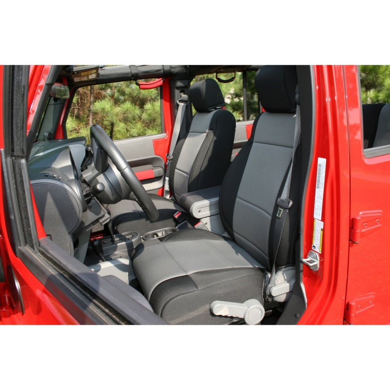 Rugged Ridge Neoprene Front Seat Covers 07-10 Jeep Wrangler JK | Race Ready  Fabrication