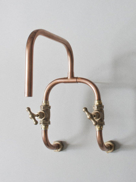 Handmade Industrial Copper Faucet Switchrange