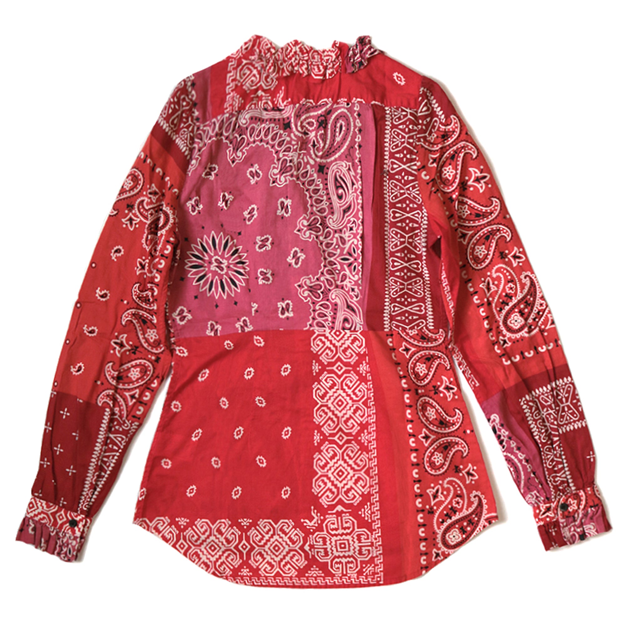 Visvim Tunic Bandana Patchwork Shirts-