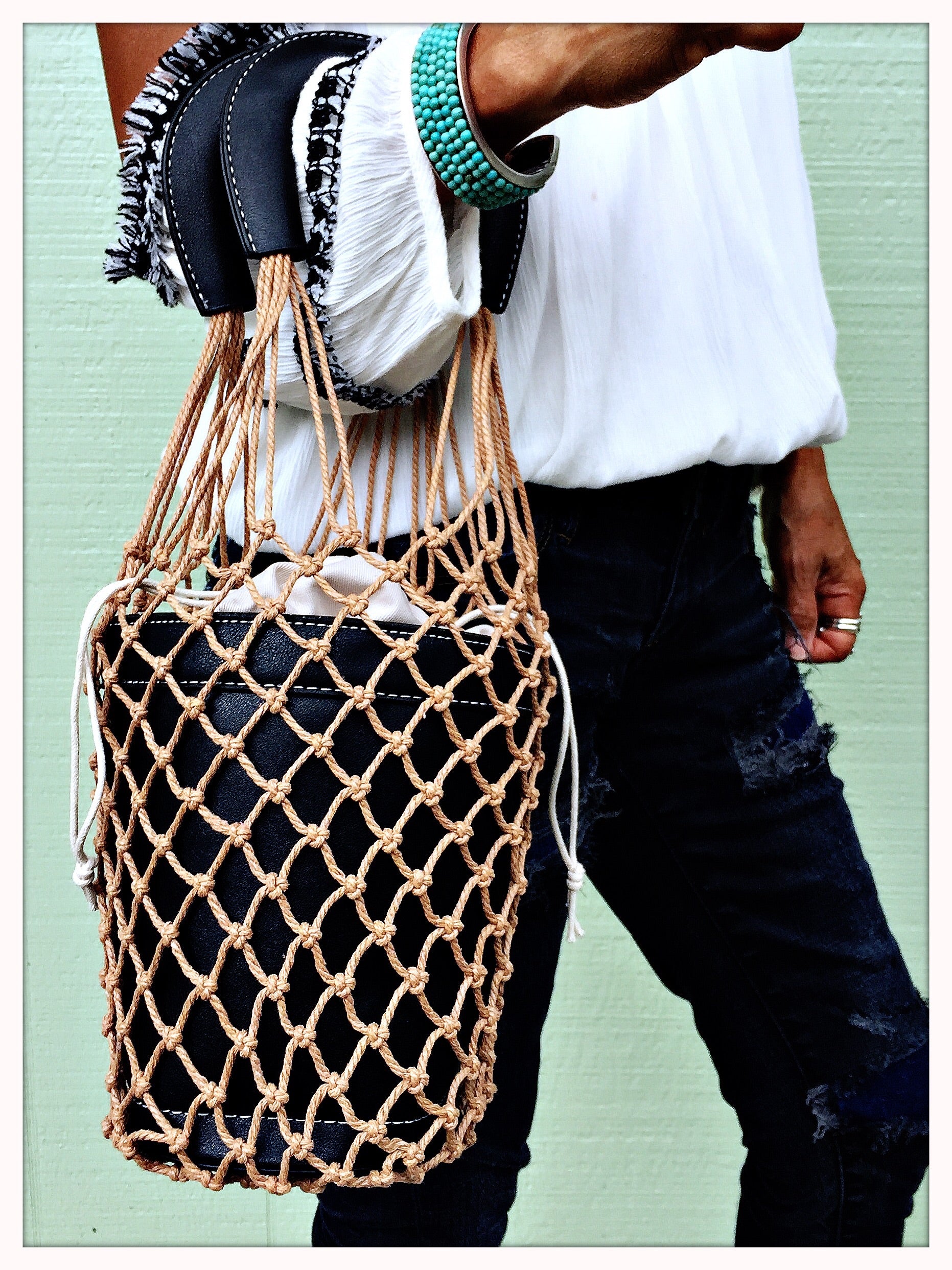 fishnet bag