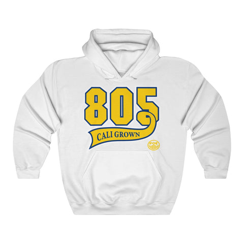 805 Cali Grown "Golden State Rams White" Heavy Blend™ Hooded Sweatshirt