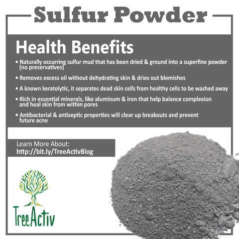 TreeActiv Sulfur Powder Health Benefits