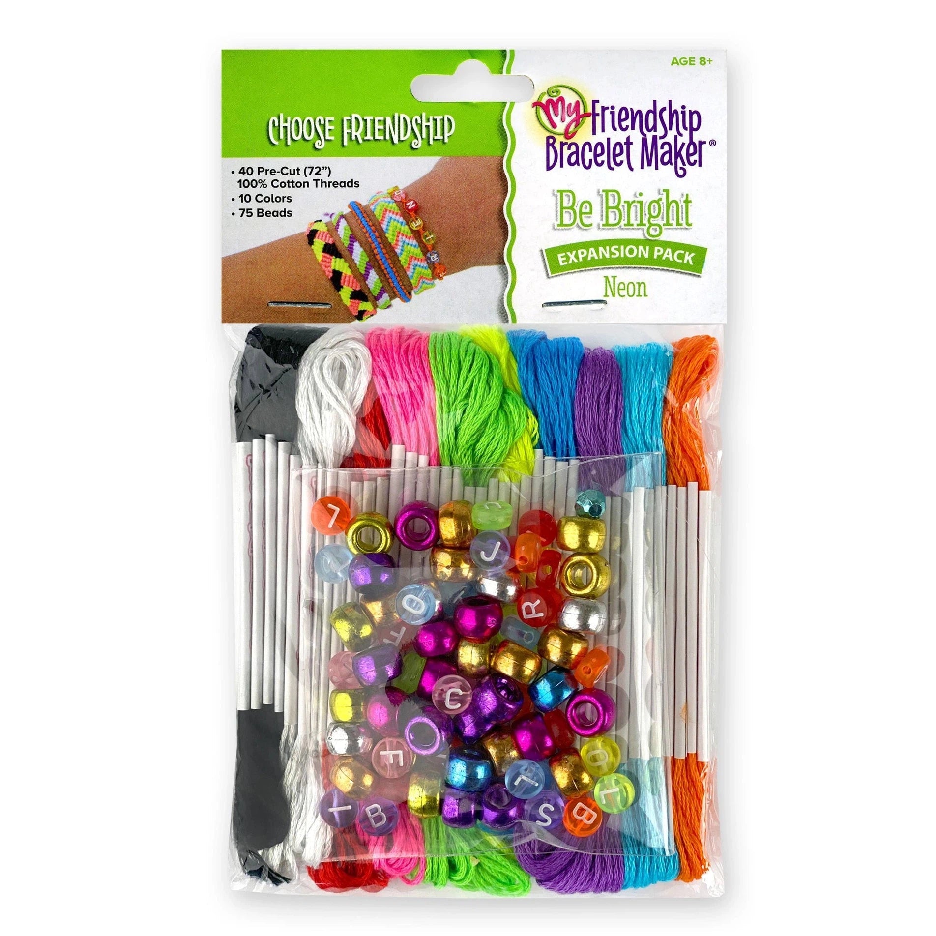 Friendship Bracelet Making Kit Toys 20 Pre cut Threads Makes