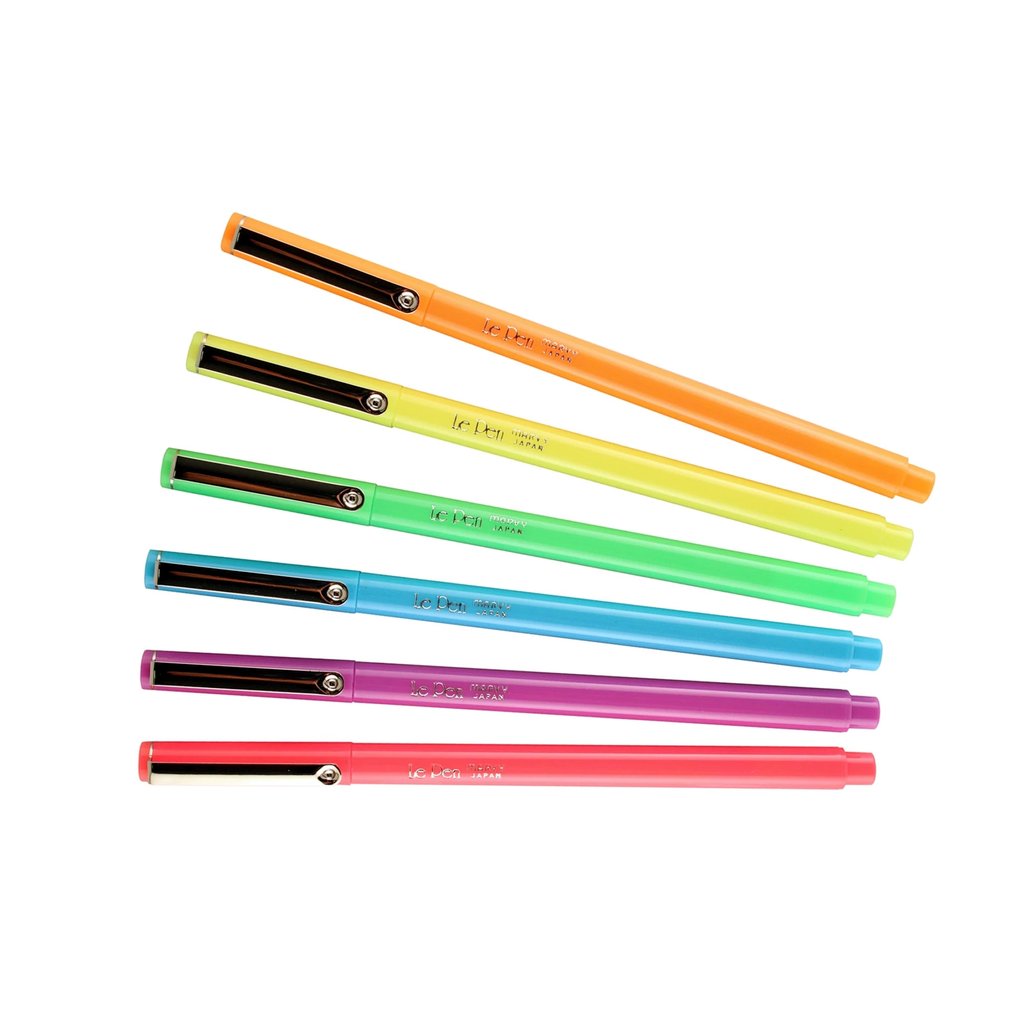 LePen Micro-Fine Point Pen, Neon, 10 Colors - UCH430010F