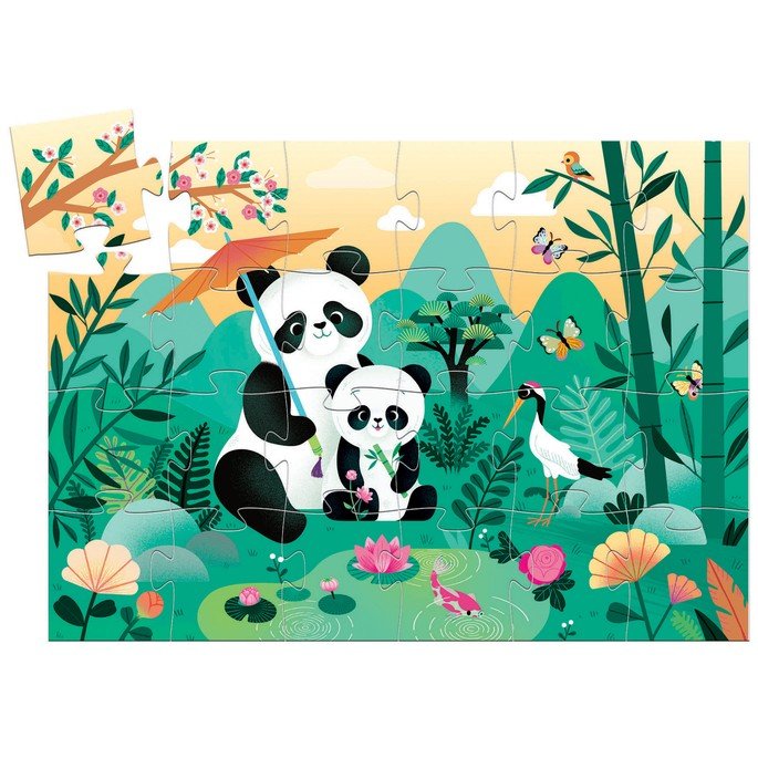 Djeco Giant Floor Puzzle 36 Piece: Animal Parade – Growing Tree Toys