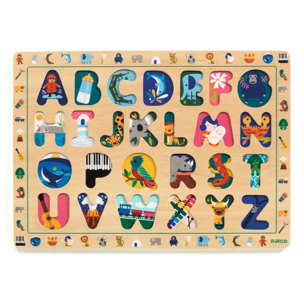  DJECO Tactile Giant Floor Jigsaw Puzzle, 81132, 1000