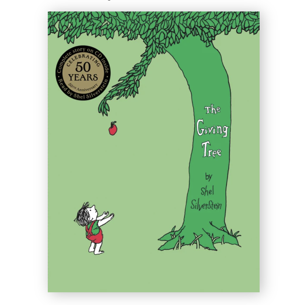 Harper Collins The Giving Tree 50th Anniversary with CD (Hardcover Bo