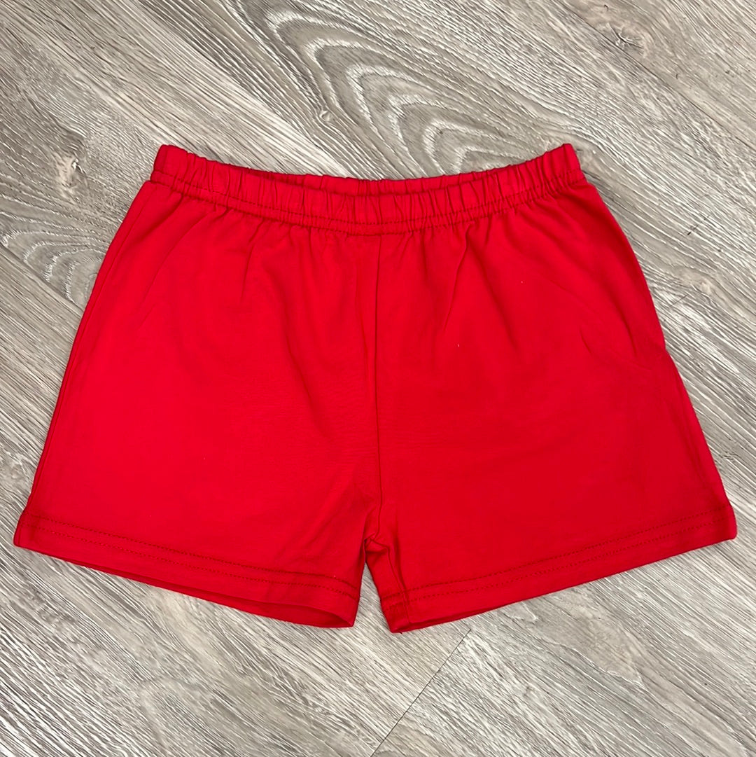 Itsy Bitsy Knit Shorts - Red – Little Giant Kidz