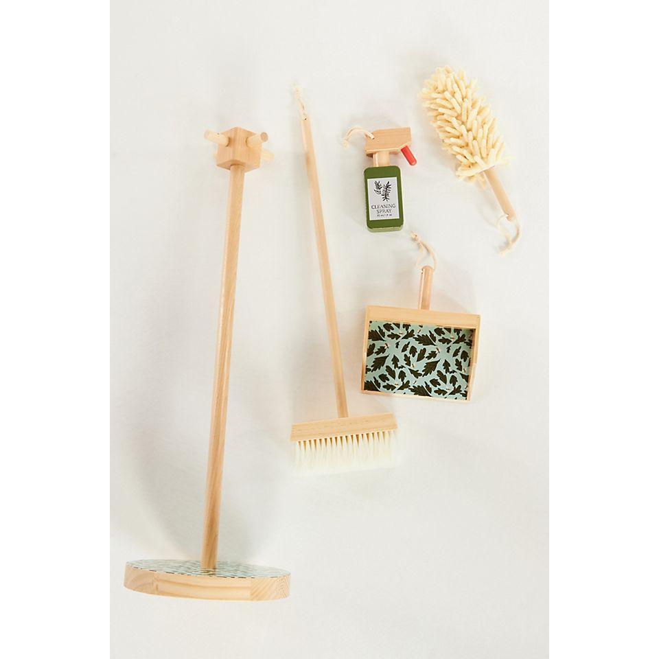 Mud Pie Wood Cleaning Toy Set