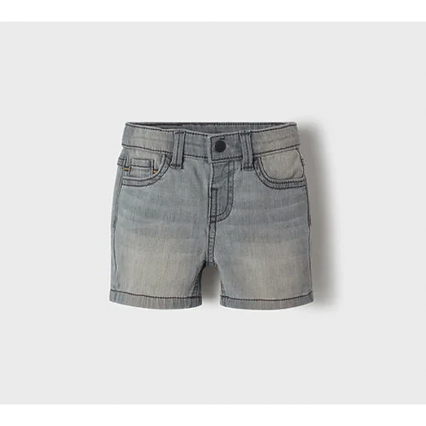 Kameraad Souvenir Patch Mayoral Baby Boy Soft Denim Bermuda Shorts - Light Grey – Little Giant Kidz