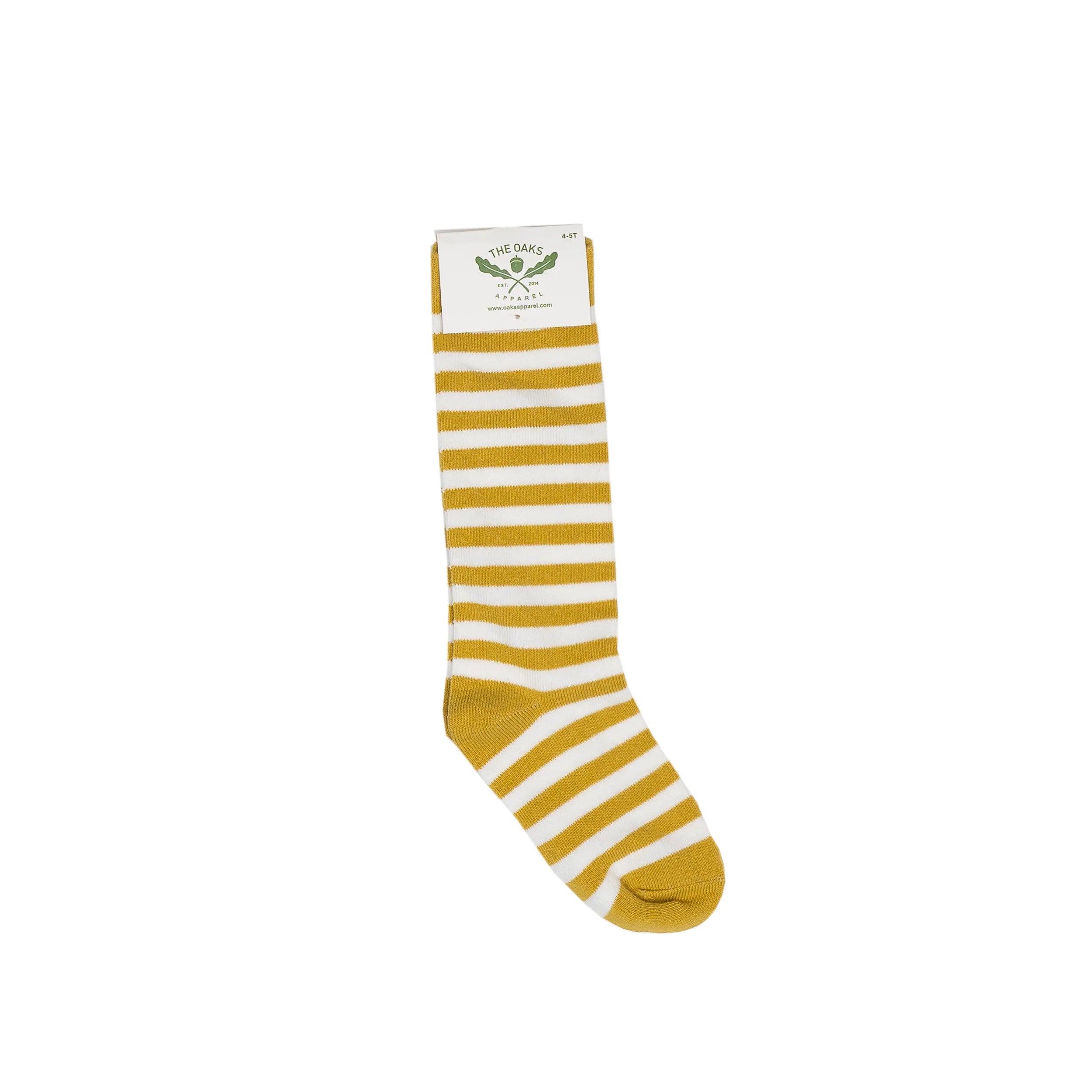 Jefferies Socks Stripe Knee High Tube Socks - Yellow