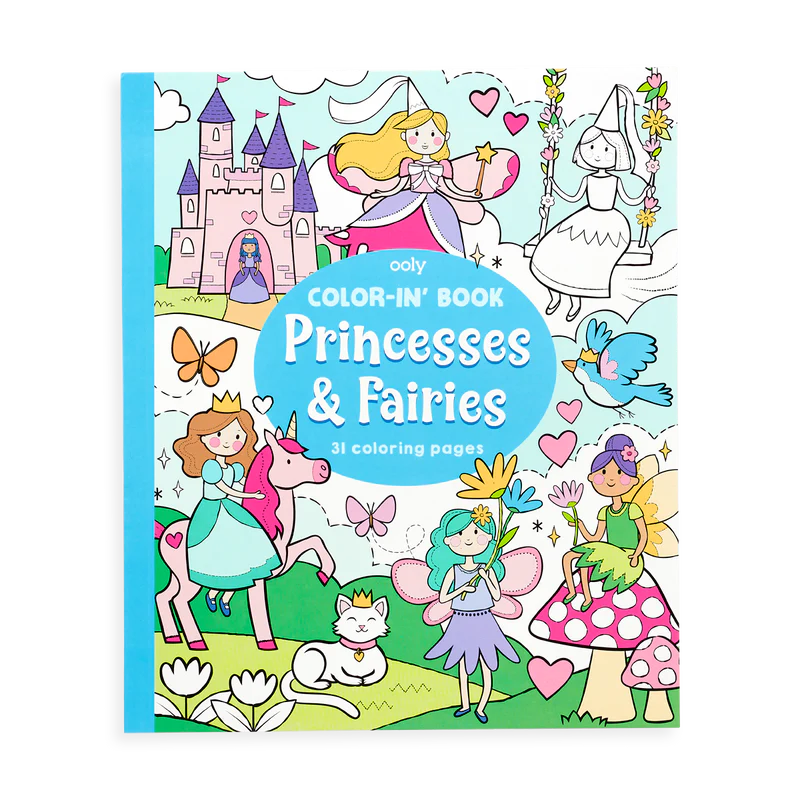 Melissa & Doug Jumbo 50-Page Kids' Coloring Pad Activity Book - Princess  and Fairy - FSC-Certified Materials 