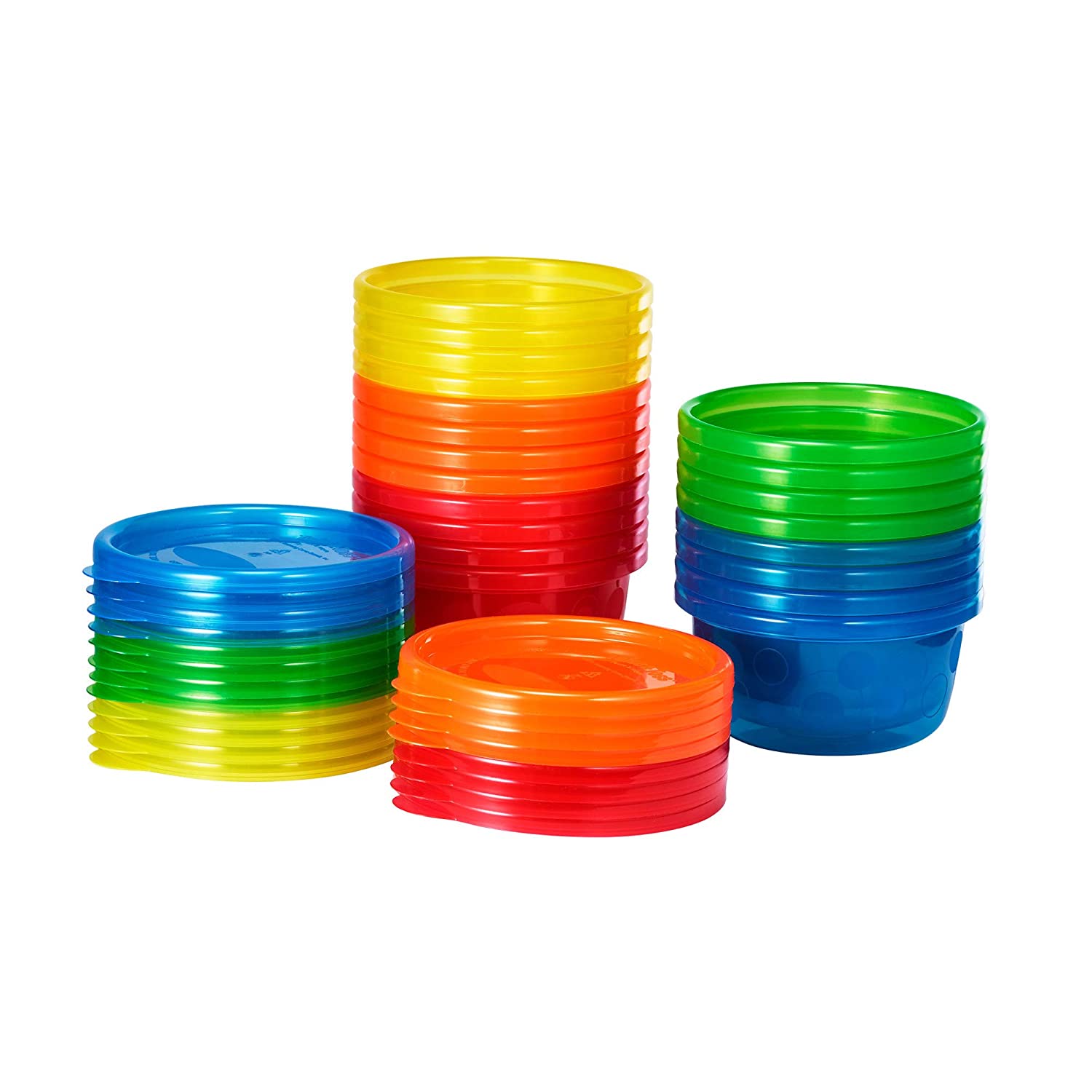 The First Years Take & Toss Spill Proof Sippy Cups - Rainbow Party Pack -  Reusable Toddler Cups - Ki…See more The First Years Take & Toss Spill Proof