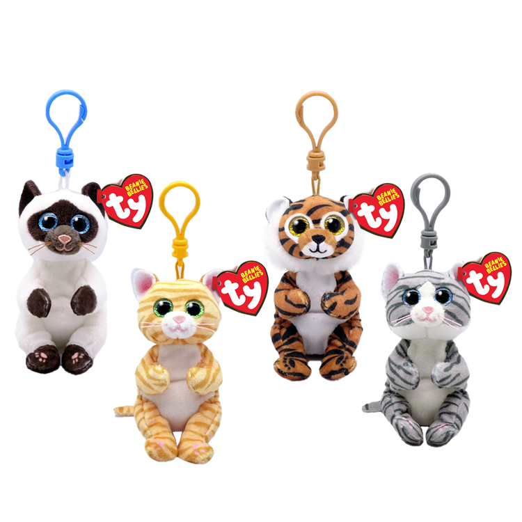 TY Beanie Baby (Beanie Bellies) - MORGAN the Cat (6 inch):  -  Toys, Plush, Trading Cards, Action Figures & Games online retail store shop  sale
