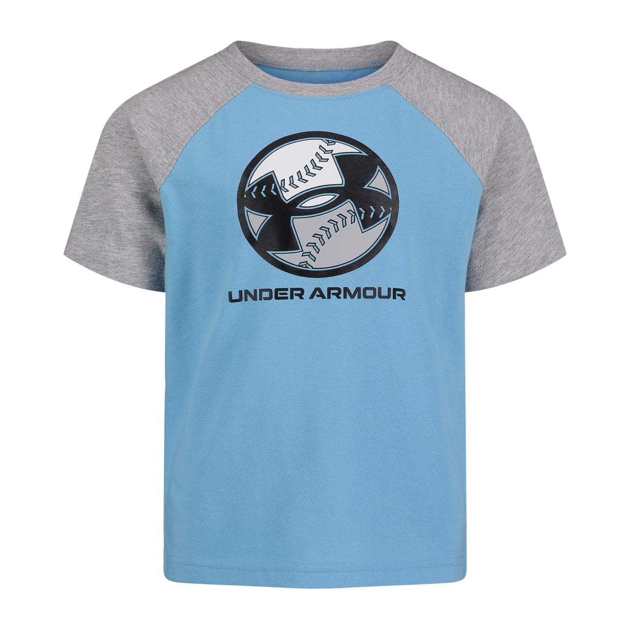 Under Armour Boys' Symbol Grad Raglan Long Sleeve Top - Pitch Gray/Neo