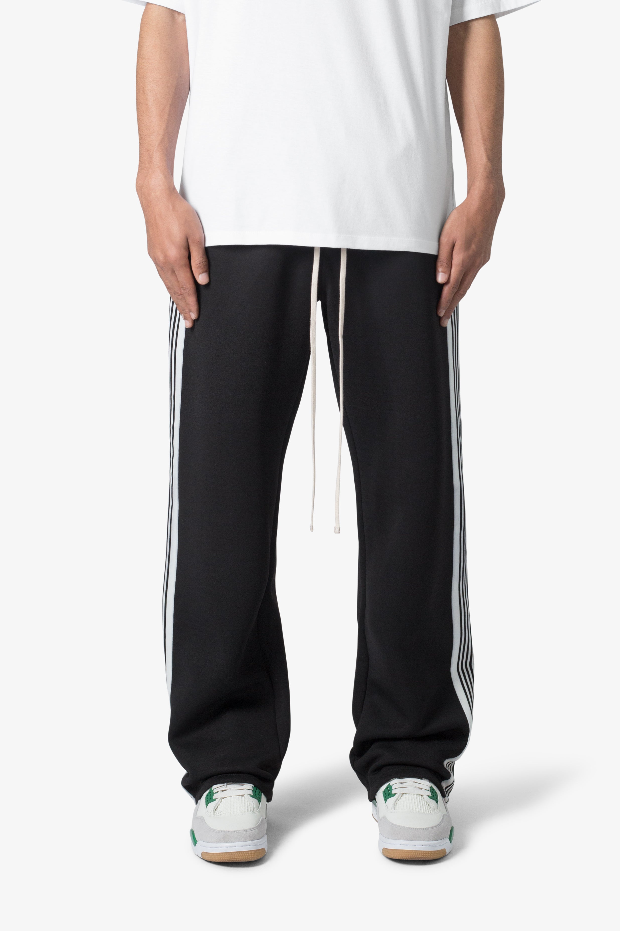 Flared Panel Track Pants - Grey | mnml | shop now