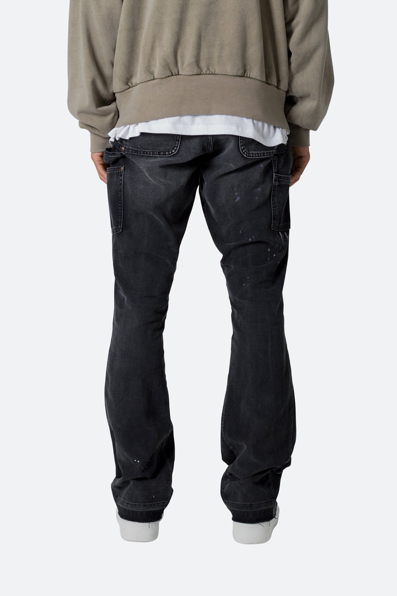 B243 Flare Denim - Black | mnml | shop now