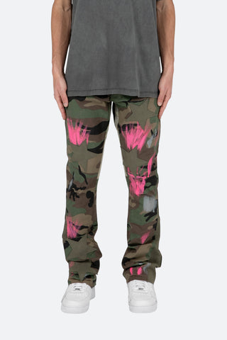 V603 Camo Carpenter Pants - Pink, mnml