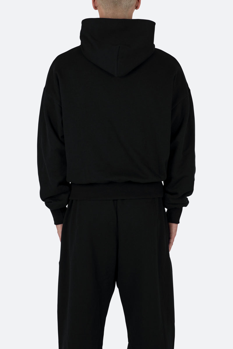 Double Layer Hoodie - Black | mnml | shop now