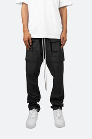 Drop Crotch Cargo Pants - Charcoal Grey | mnml | shop now