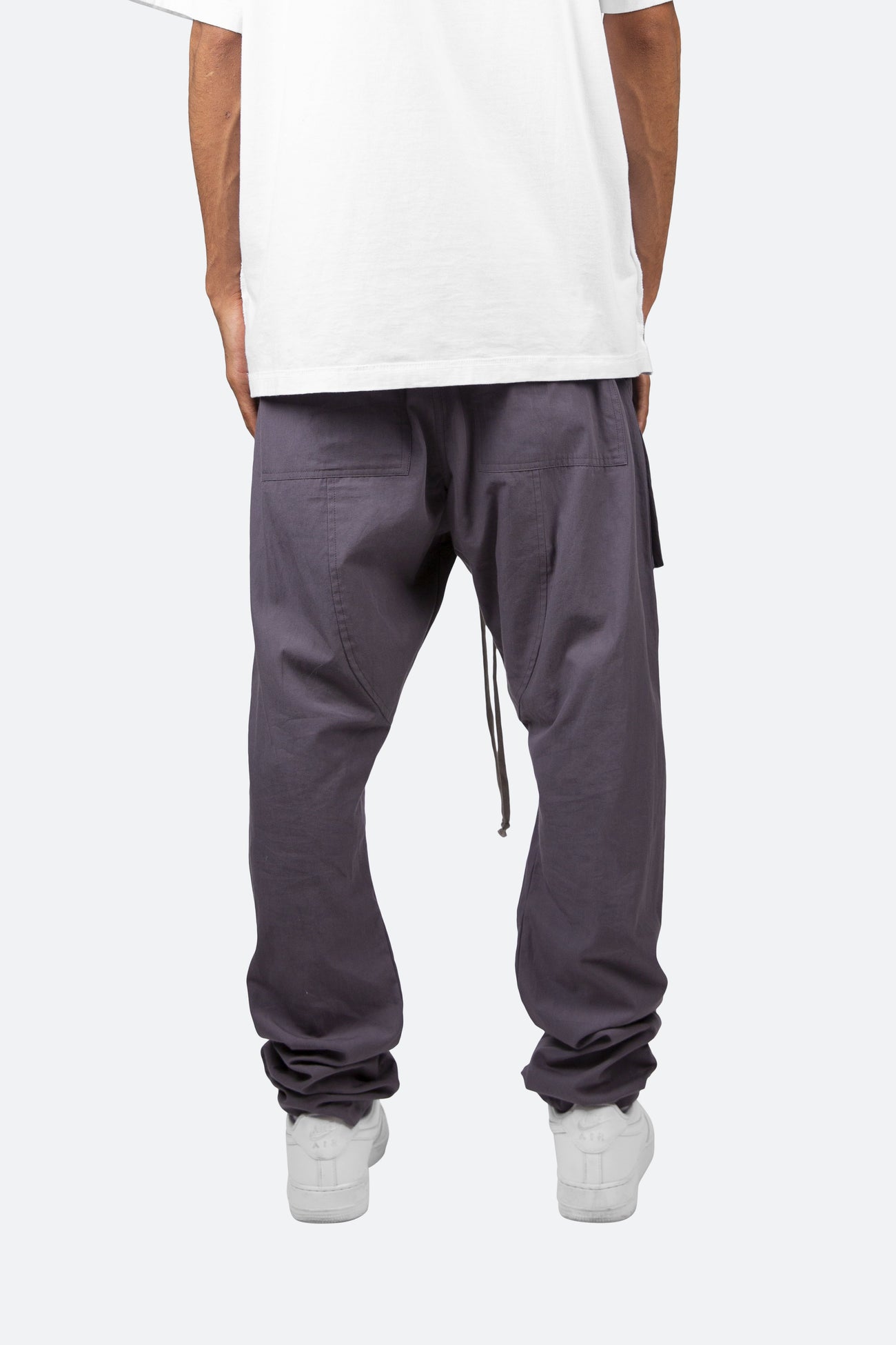 Drop Crotch Cargo Pants - Charcoal Grey | mnml | shop now