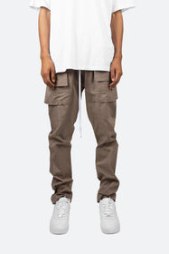 Drop Crotch Cargo Pants - Charcoal Grey, mnml