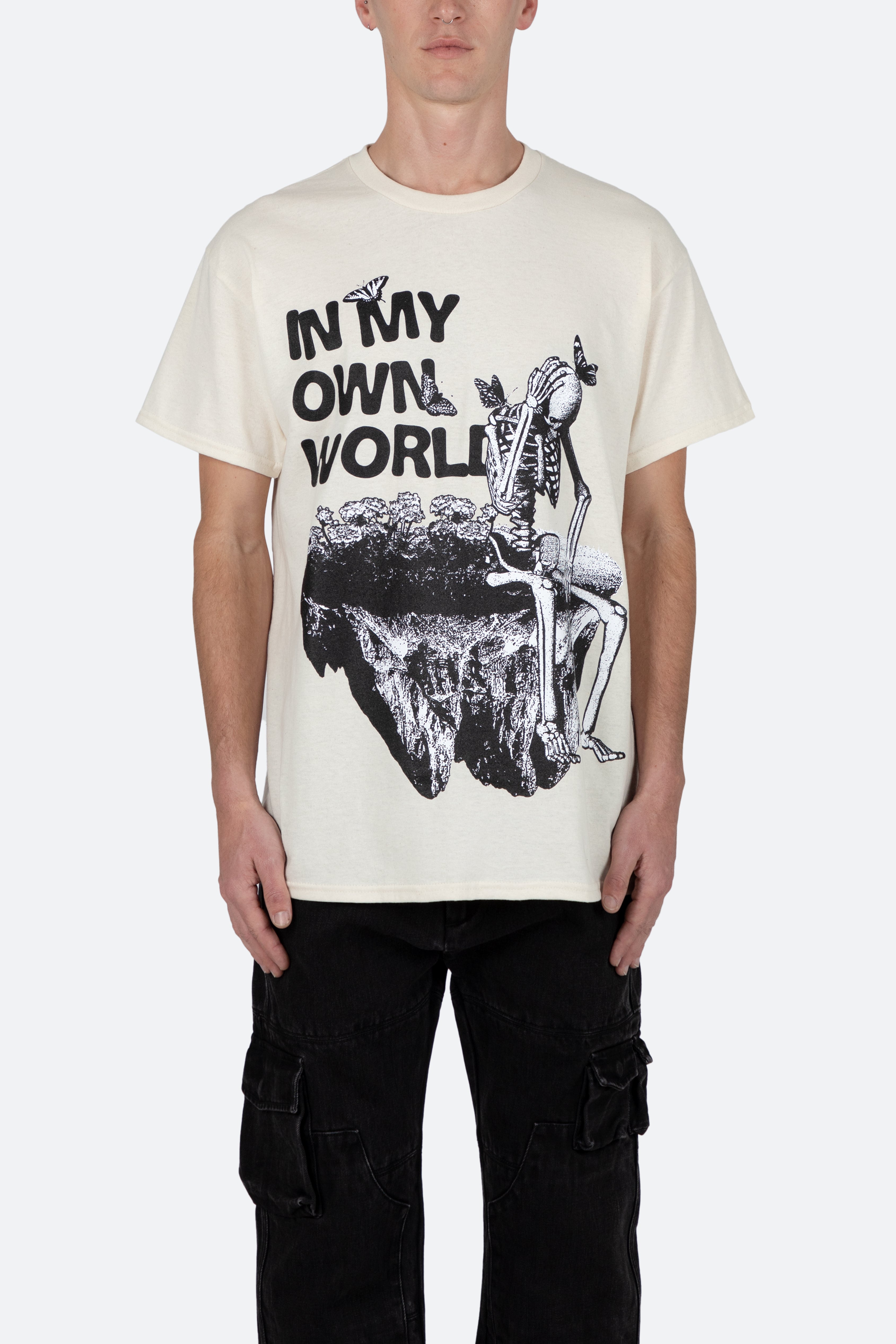 In My Own World Tee - Natural