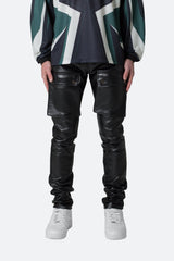 M11 Stretch Zipper Denim - Black | mnml | shop now