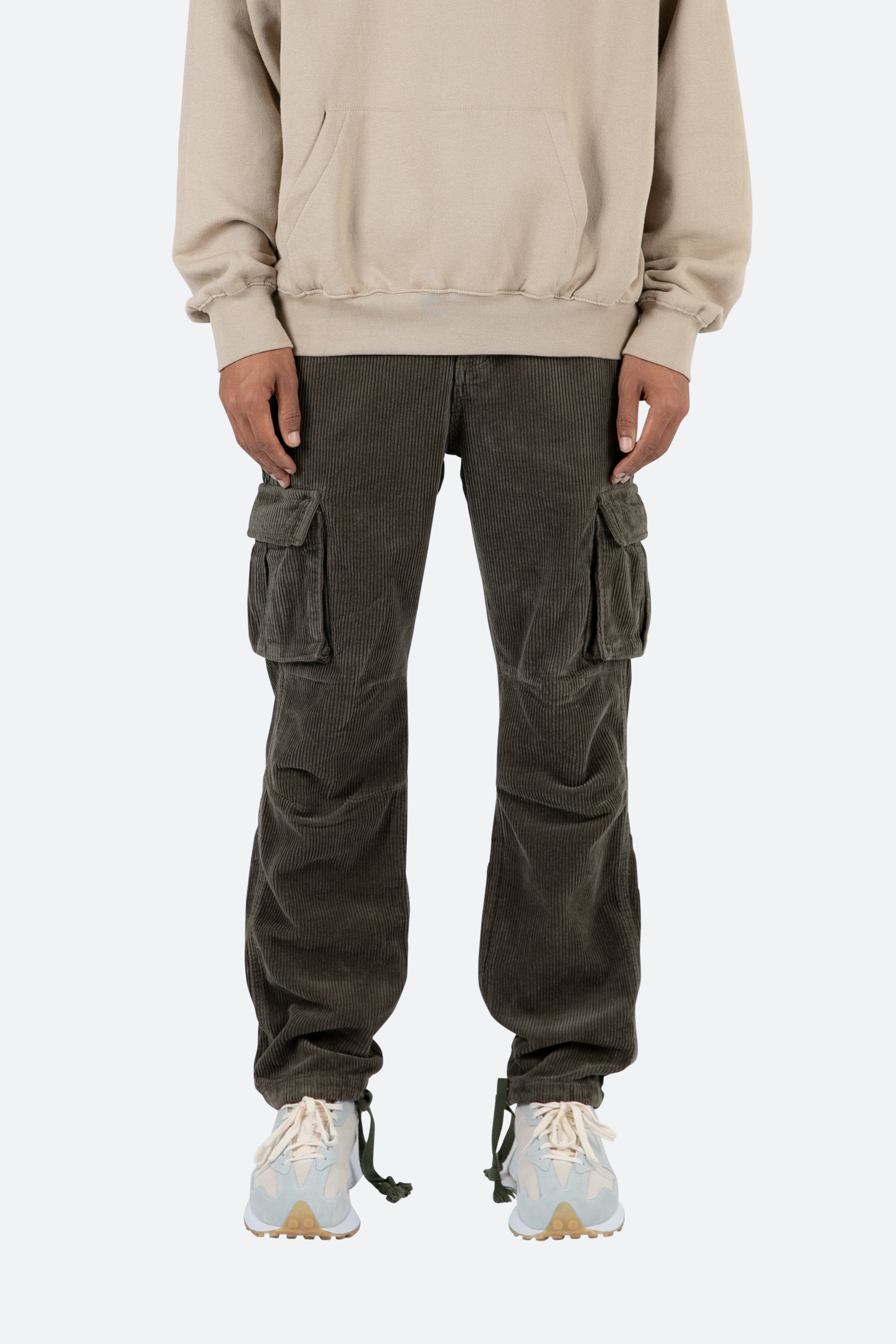 Multi Zip Cargo Pants - Stone | mnml | shop now