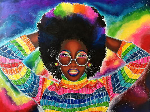 Destiney-Powell-Colorful-Queen-powerful-black-woman-art