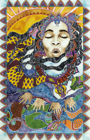 Zena-Carlota-Mami-Wata sacred art