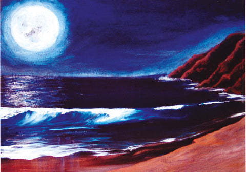 scharcbear-full-moon-over-the-ocean-art for meditaion