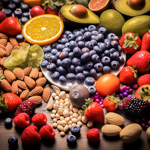flavonoid foods, nuts, vegetables, citrus, berries, quercetin