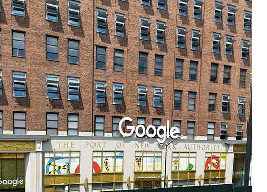 Oficinas de Google en la Ciudad de Nueva York USA