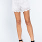 Crochet Lace Woven Short - Southern Fried Couture