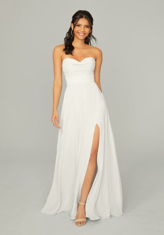 Morilee style 21766 shown in ivory