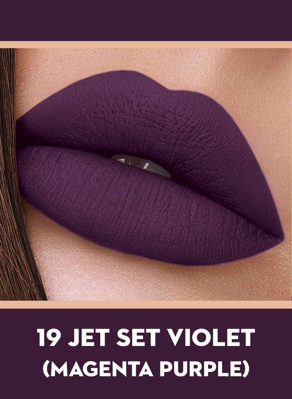 purple beige lipstick