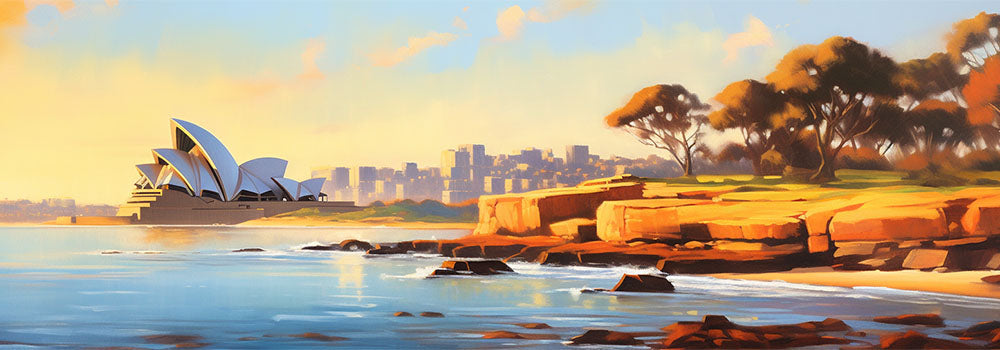 painting of sydney and australian landscapes