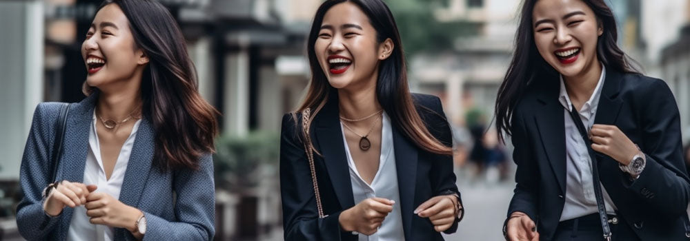 business girls with australian watch