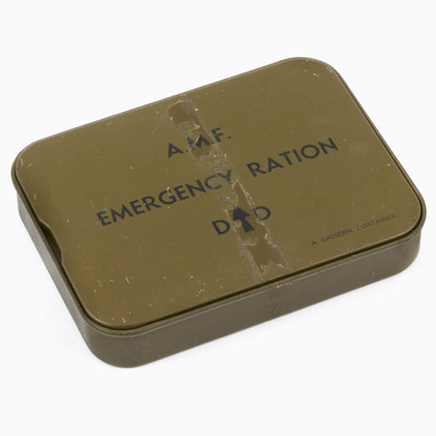 ration tin broad arrow