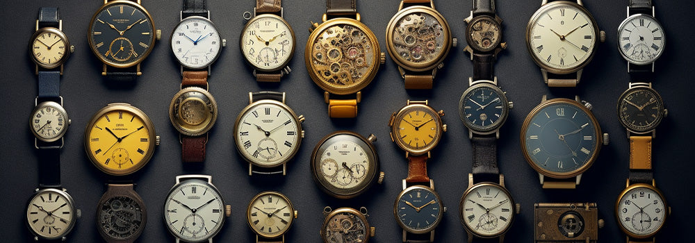 different style and size for unisex watches